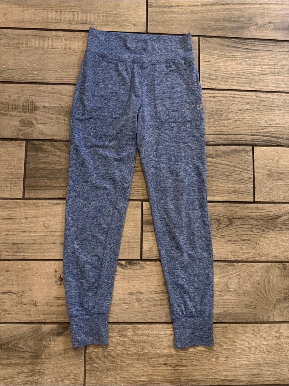 GAP Heathered Blue Girls' Jogger Sweatpants